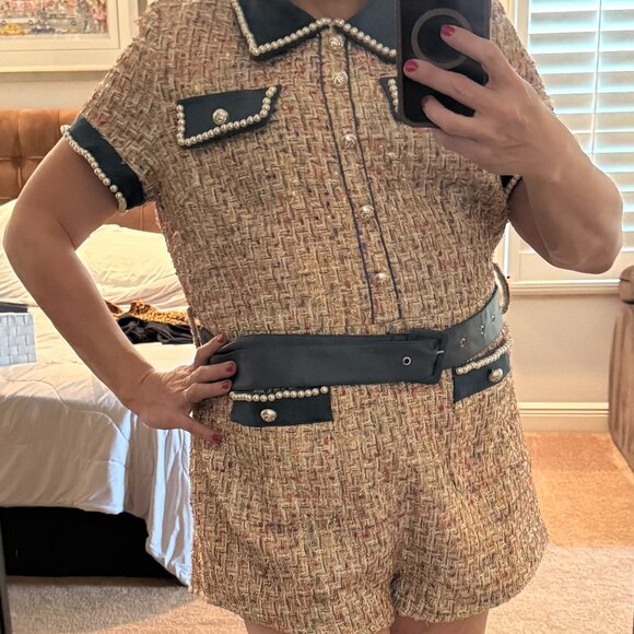 Ladies Who Lunch Romper by Sante Grace - bespoke fashion! - Picture 3 of 8